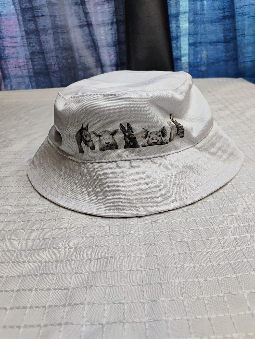 Animal Antics infant reversible Bucket Hat
